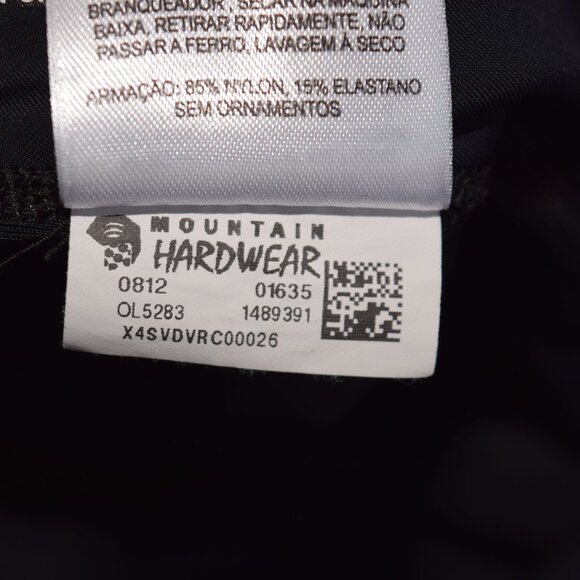 MOUNTAIN HARDWEAR Black Nylon Blend Elastic Waist Capri Pants Size M - Picture 9 of 9